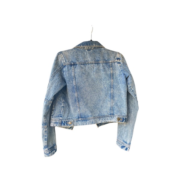Caution To The Wind Light Blue Denim Jacket - Size M - Picture 6 of 7